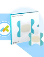 MEDICAZIONE SPECIALE ATTIVA CON IDROCOLLOIDE SAGOMATO COMFEEL PLUS CONTOUR 6X8 CM 5 PEZZI