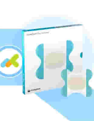 MEDICAZIONE SPECIALE ATTIVA CON IDROCOLLOIDE SAGOMATO COMFEEL PLUS CONTOUR 6X8 CM 5 PEZZI