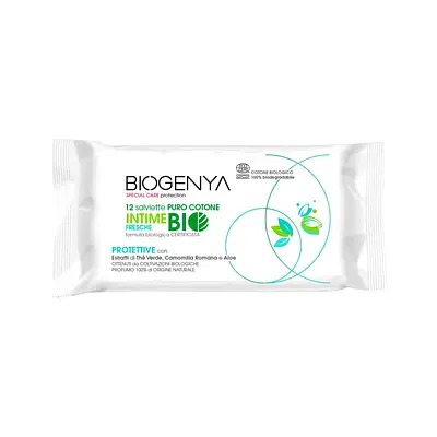 BIOGENYA OED SALVIETTE INTIME COTONE BIO FRESCA 12 PEZZI BIOGENYA OED SALVIETTE INTIME COTONE BIO FRESCA 12 PEZZI