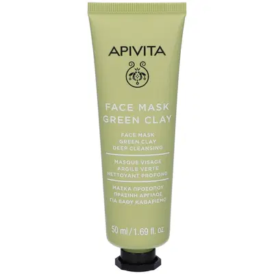 APIVITA FACE MASK GREEN CLAY 50 ML APIVITA FACE MASK GREEN CLAY 50 ML