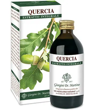 QUERCIA O ROVERE ESTRATTO INTEGRALE 200 ML QUERCIA O ROVERE ESTRATTO INTEGRALE 200 ML