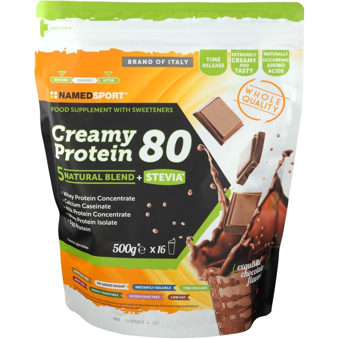 CREAMY PROTEIN EXQUISITE CHOCOLATE 500 G