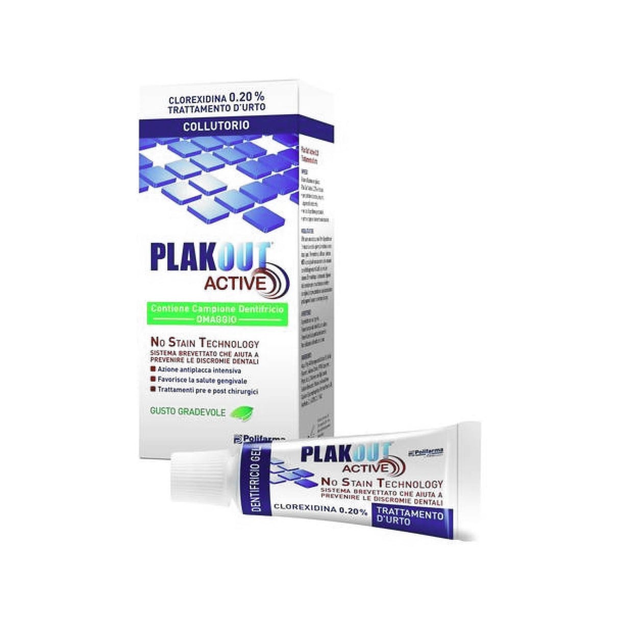 EMOFORM PLAKOUT ACTIVE 0,20 + DENTIFRICIO CAMPIONE