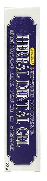 HERBAL DENTAL GEL DENTIFRICIO AYURVEDICO ALLA RADICE DI MESWAK 100 G