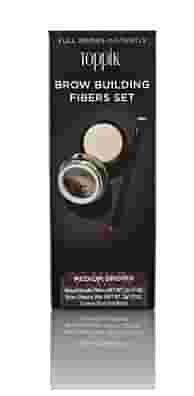 BROW BUILDING FIBER SET MED BROWN CASTANO MEDIO