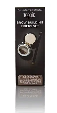 BROW BUILDING FIBER SET LIGHT BROWN CASTANO CHIARO BROW BUILDING FIBER SET LIGHT BROWN CASTANO CHIARO