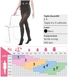 KAMILA COLLANT MICRO FIBRA MICROLADY 140 DENARI NERO 4