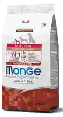 MONGE MINI PUPPY AGNELLO & RISO 2500 G