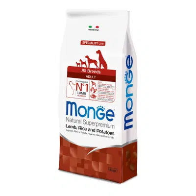 MONGE ALL BREEDS ADULT AGNELLO RISO & PATATE 2500 G MONGE ALL BREEDS ADULT AGNELLO RISO & PATATE 2500 G