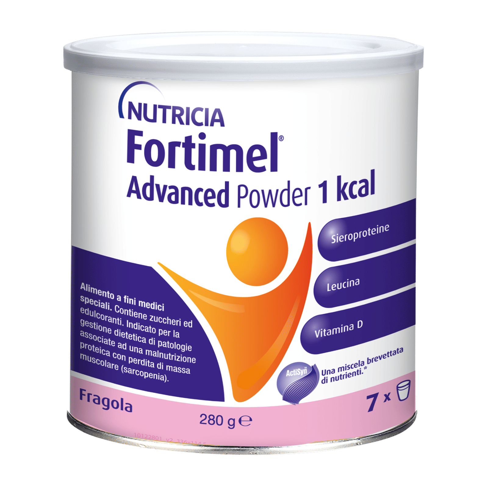 NUTRICIA FORTIMEL ADVANCED POWDER 1 KCAL FRAGOLA 280 G