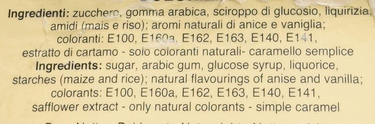AMARELLI COLORIZIA CONFETTINI MORBIDI DI LIQUIRIZIA ALL'ANICE 100 G