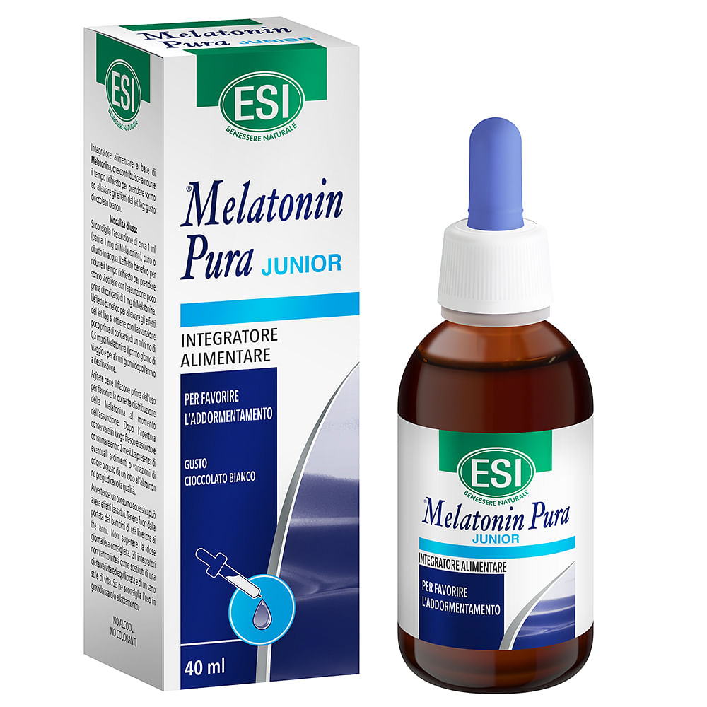 Esi Melatonin Pura Junior Gocce 40 Ml