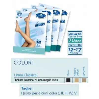 SAUBER COLLANT 70 DENARI MAGLIA LISCIA N BEIG 2 LINEA CLASSICA SAUBER COLLANT 70 DENARI MAGLIA LISCIA N BEIG 2 LINEA CLASSICA