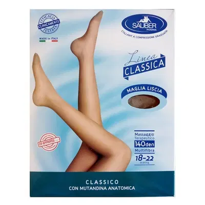 SAUBER COLLANT 140 DENARI MAGLIA LISCIA NEUTRO BEIGE 1 LINEA CLASSICA SAUBER COLLANT 140 DENARI MAGLIA LISCIA NEUTRO BEIGE 1 LINEA CLASSICA