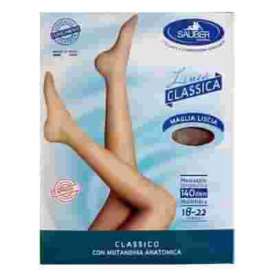 SAUBER COLLANT 140 DENARI MAGLIA LISCIA NEUTRO BEIGE 1 LINEA CLASSICA