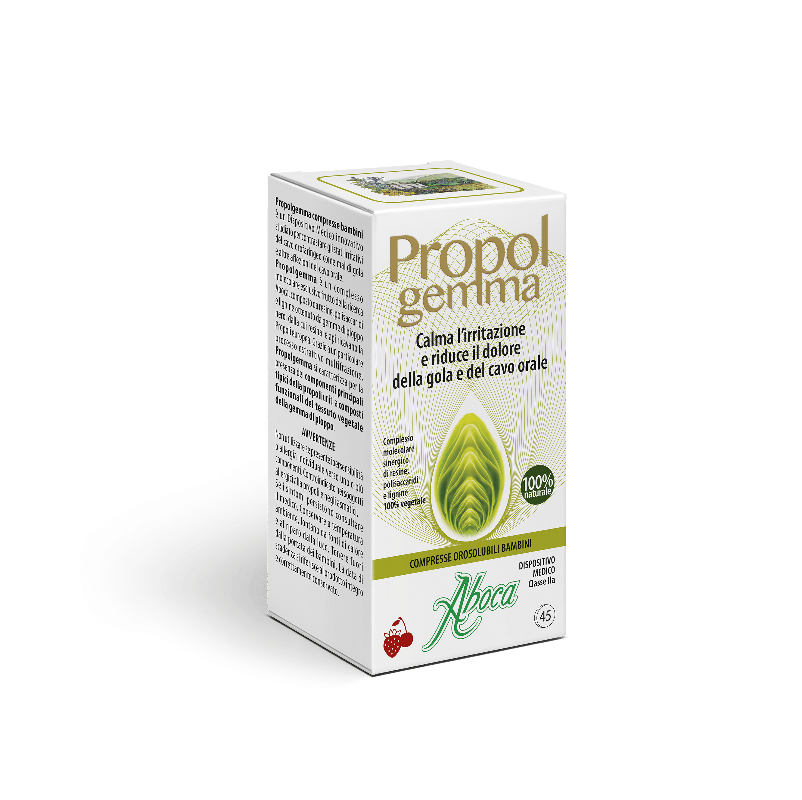 PROPOLGEMMA BAMBINI 45 COMPRESSE OROSOLUBILI 480 MG