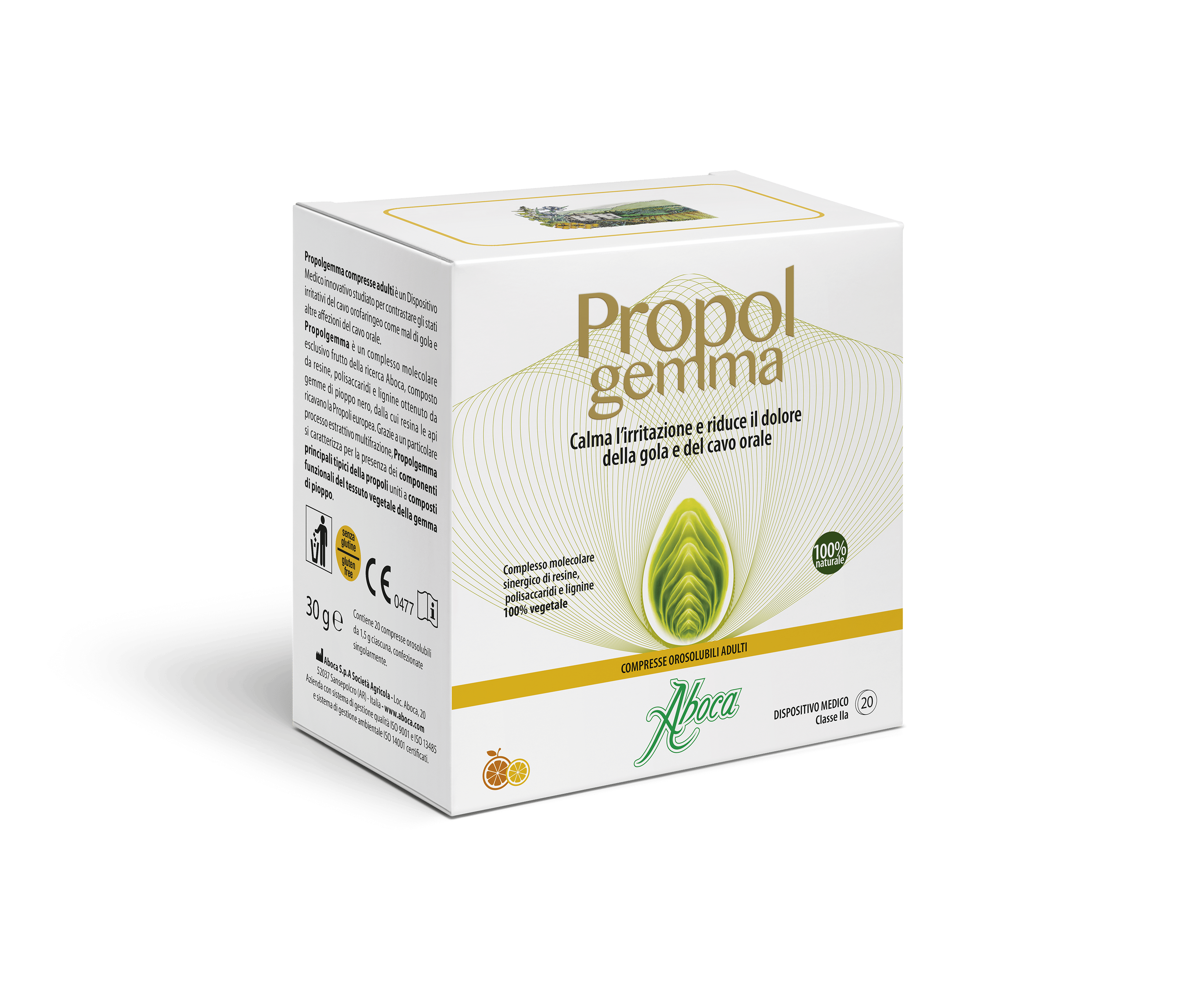 PROPOLGEMMA 20 COMPRESSE OROSOLUBILI ADULTI 1,50 G