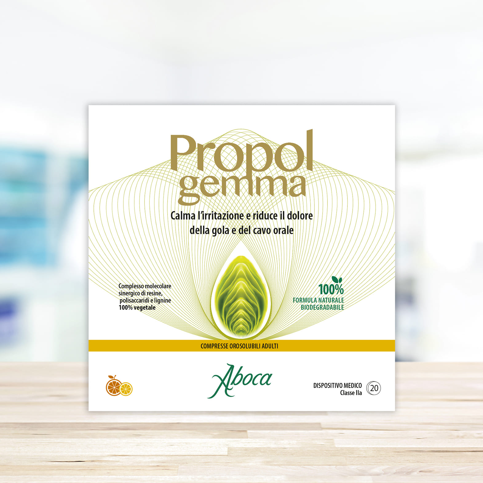 PROPOLGEMMA 20 COMPRESSE OROSOLUBILI ADULTI 1,50 G