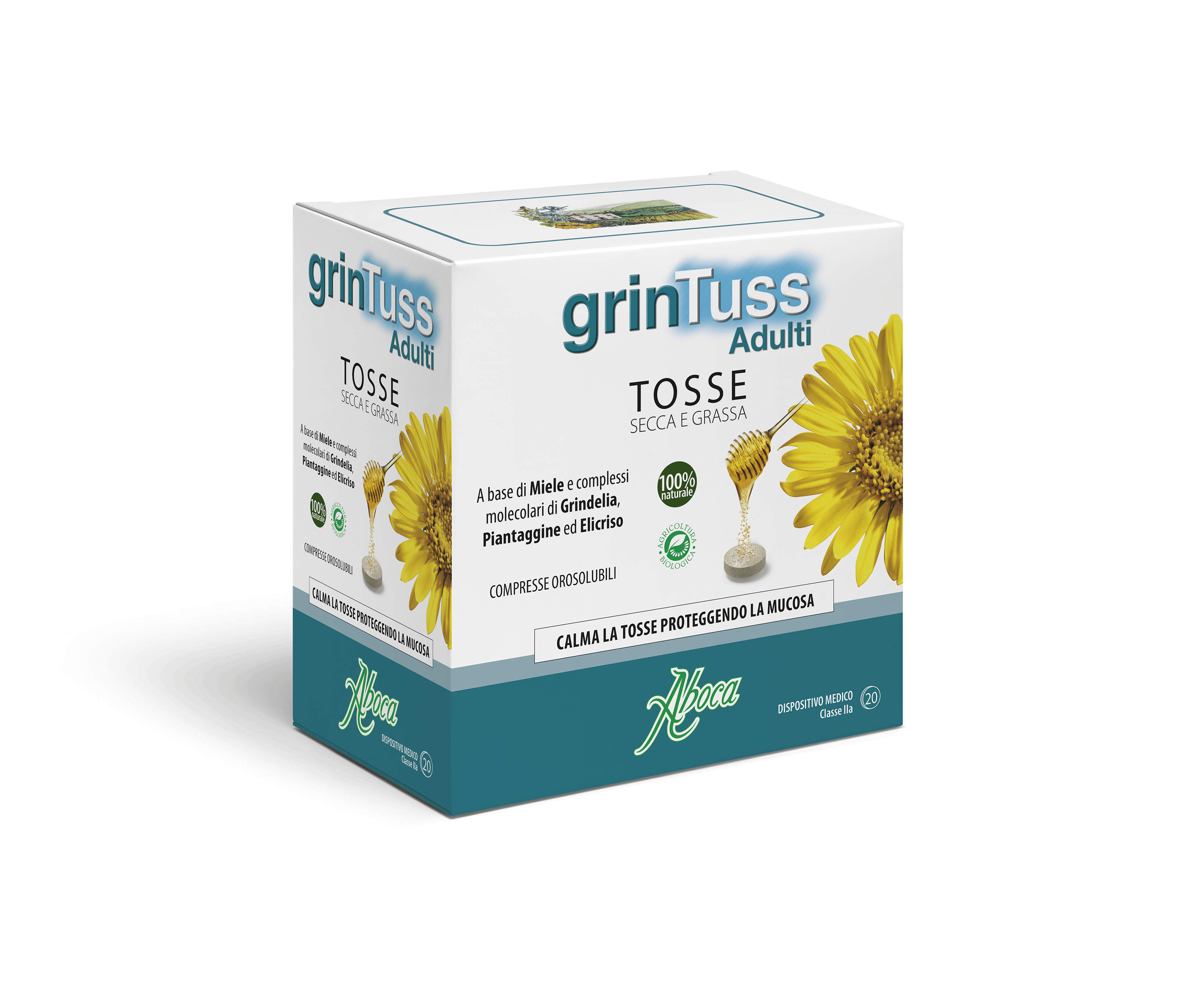 GRINTUSS ADULTI 20 COMPRESSE CON POLIRESIN 1,5 G