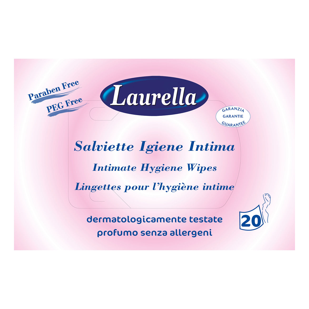 Laurella Salviettine Intime 20 Pezzi