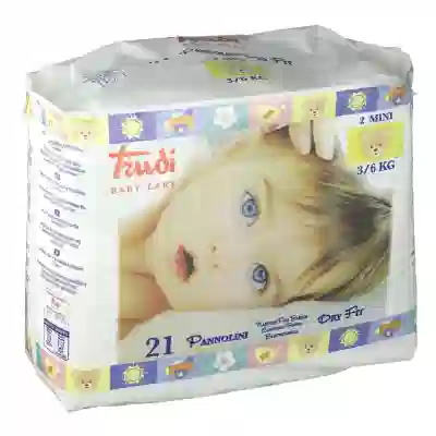 TRUDI BABY CARE PANNOLINI DRY FIT MINI 3/6 KG 21 PEZZI