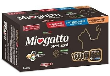 Miogatto Multipack 5 X 100 G + 1 Omaggio