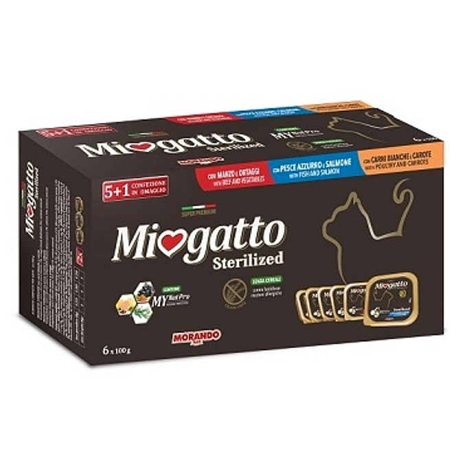 Miogatto Multipack 5 X 100 G + 1 Omaggio