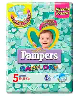 PAMPERS BABY DRY TRIO DWCT JUNIOR 52 PEZZI