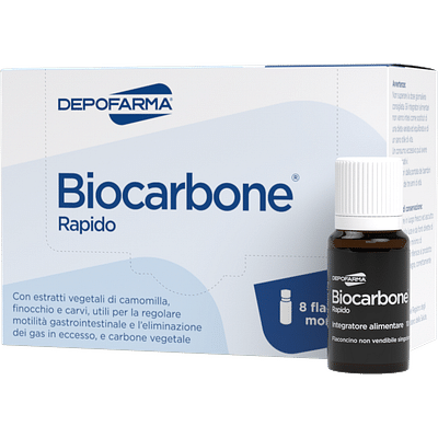 BIOCARBONE RAPIDO 8 FLACONCINI