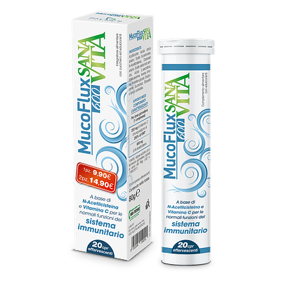 SANAVITA MUCOFLUX 600 20 CAPSULE EFFERVESCENTI