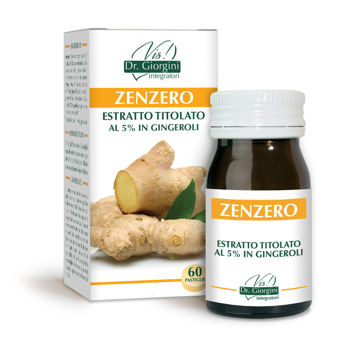ZENZERO ESTRATTO TITOLATO 60 PASTIGLIE