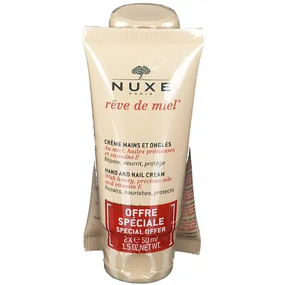 NUXE REVE DE MIEL DUO CREMA MANI E UNGHIE 2X50 ML NUXE REVE DE MIEL DUO CREMA MANI E UNGHIE 2X50 ML