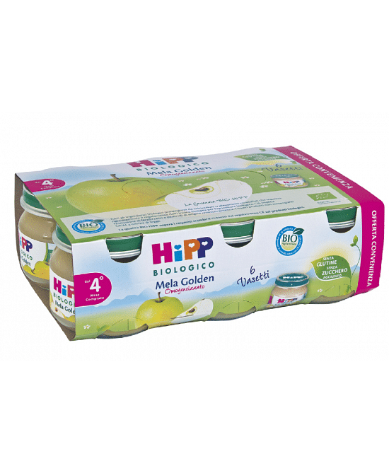 Hipp Bio Omogeneizzato Mela Golden 6 X80 G