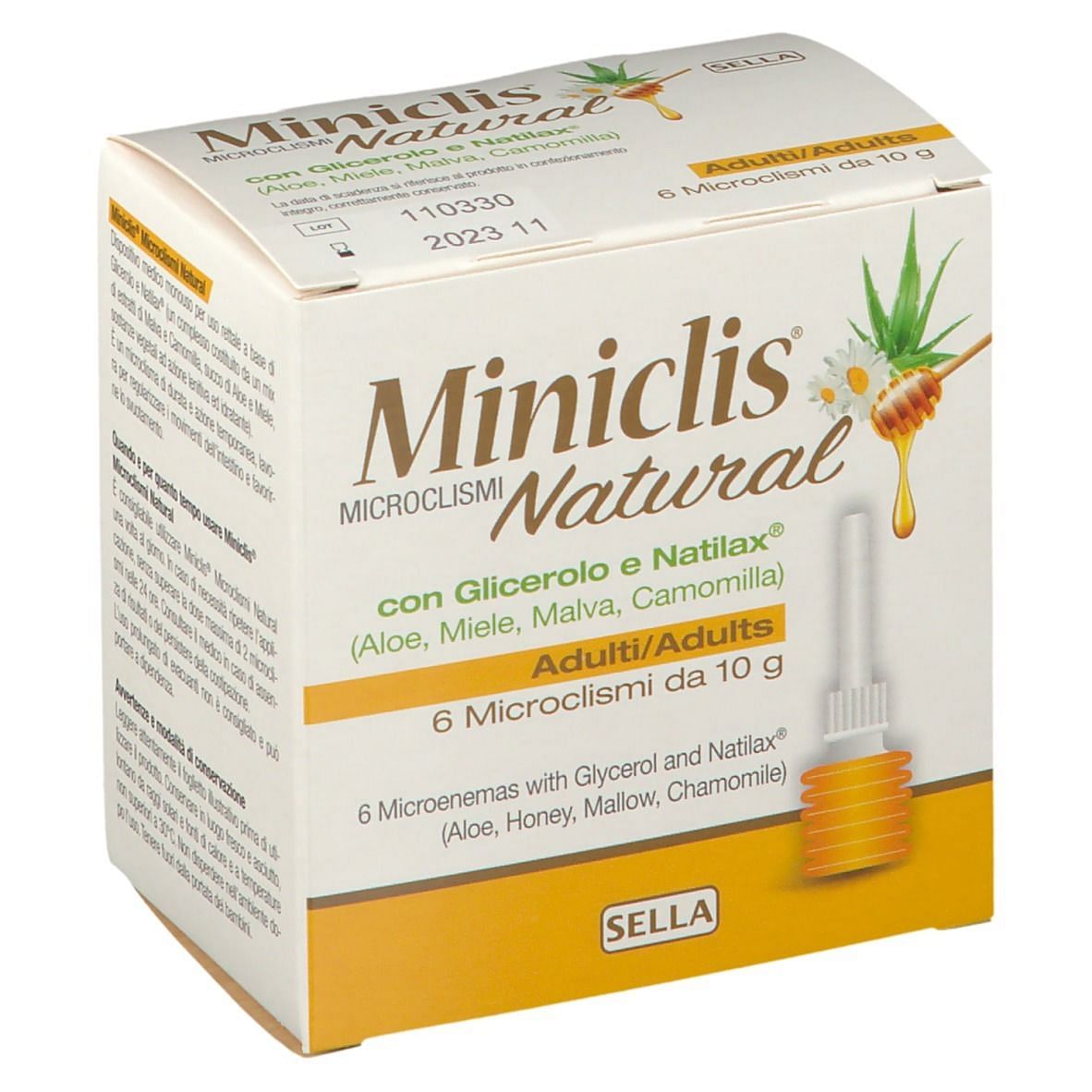 Miniclis Natural Md Adulti 6 Pezzi