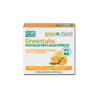 GREENTABS LAVASTOVIGLIE LIMONE E ARANCIO 25 PASTIGLIE