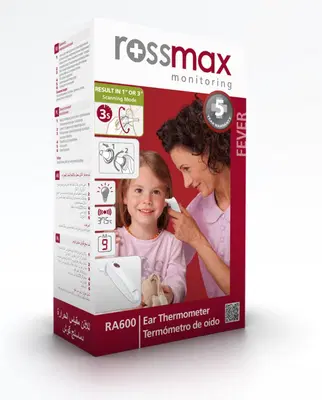 TERMOMETRO DIGITALE AURICOLARE RA 600 ROSSMAX TERMOMETRO DIGITALE AURICOLARE RA 600 ROSSMAX