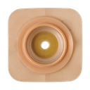 PLACCA NATURA+ PIANA RITAGLIABILE IN IDROCOLLOIDE STOMAHESIVE E CEROTTO POROSO FLANGIA 57 MM 5 PEZZI