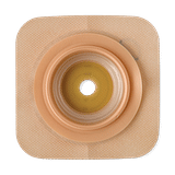 PLACCA NATURA+ PIANA RITAGLIABILE IN IDROCOLLOIDE STOMAHESIVE E CEROTTO POROSO FLANGIA 57 MM 5 PEZZI
