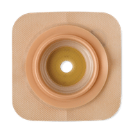 PLACCA NATURA+ PIANA RITAGLIABILE IN IDROCOLLOIDE STOMAHESIVE E CEROTTO POROSO FLANGIA 57 MM 5 PEZZI