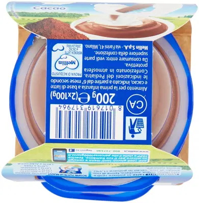 MELLIN MERENDA LATTE CACAO 2 X 100 G MELLIN MERENDA LATTE CACAO 2 X 100 G