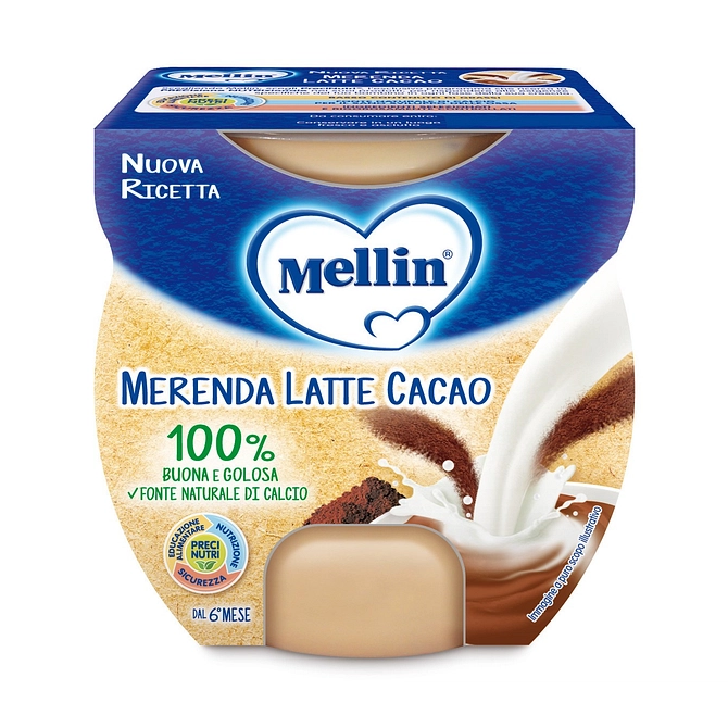 Mellin Merenda Latte Cacao 2 X 100 G