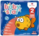 PANNOLINO BABYSTAR 3/6KG T2 21 PEZZI