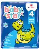 PANNOLINO BABYSTAR 8/18KG T4 18 PEZZI