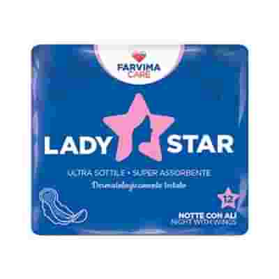 ASSORBENTI LADYSTAR NOTTE ALI 12 PEZZI