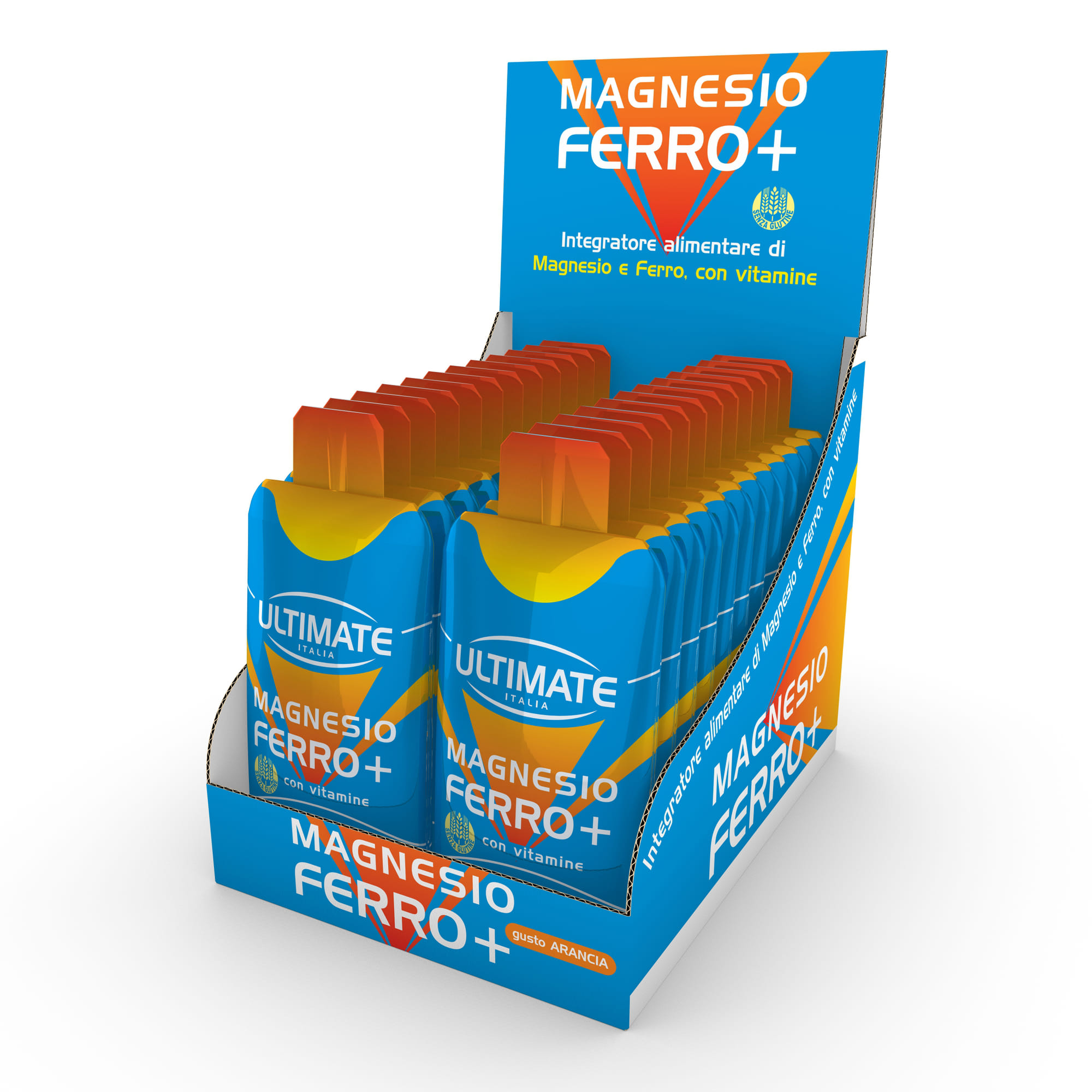 Ultimate Magnesio Ferro+ Arancio 24 Pezzi Da 30 Ml