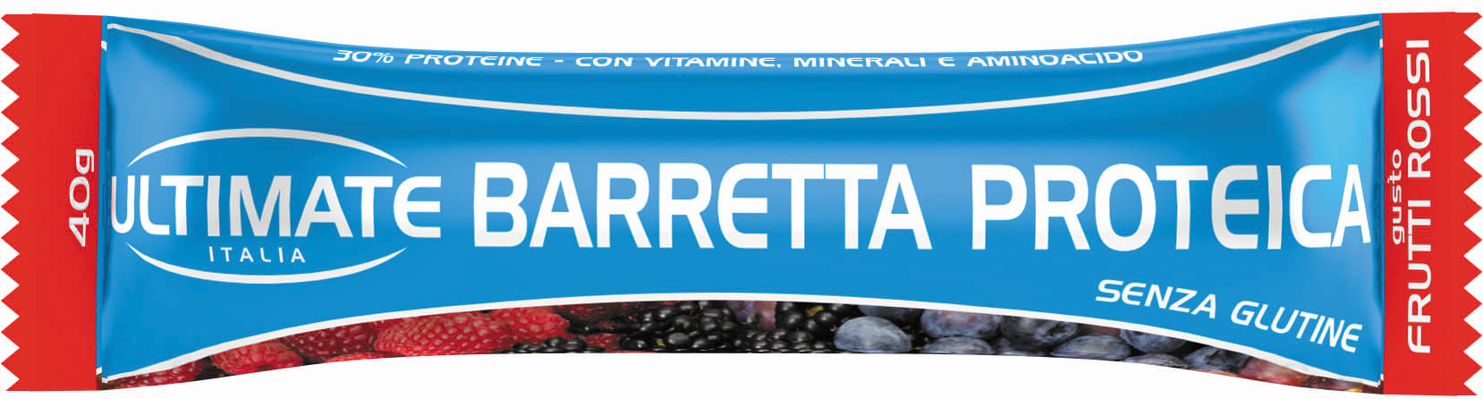 Ultimate Italia Barretta Proteica Frutti Rossi 40 G