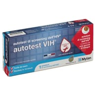 AUTOTEST VIH SCREENING DELL'HIV CONTIENE 1 AUTOTEST + SOLUZIONE + BISTURI + CEROTTO + GARZA + SALVIETTA DISINFETTANTE