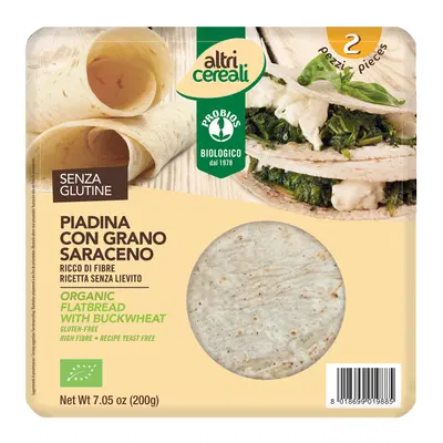 ALTRICEREALI PIADINA CON GRANO SARACENO 200 G ALTRICEREALI PIADINA CON GRANO SARACENO 200 G