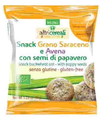 ALTRICEREALI SNACK SARACENO E AVENA CON SEMI DI PAPAVERO 35 G
