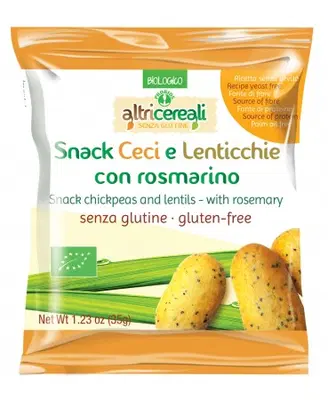 ALTRICEREALI SNACK CECI E LENTICCHIE CON ROSMARINO 35 G ALTRICEREALI SNACK CECI E LENTICCHIE CON ROSMARINO 35 G